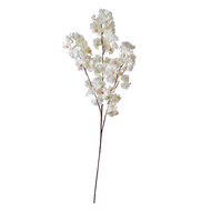 Clayre & Eef | Decoratie tak met bloemen Wit 20x10x106 cm | 5PL0073