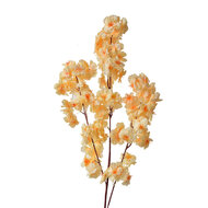 Clayre & Eef | Decoratie tak met bloemen Geel 20x10x106 cm | 5PL0077