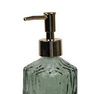Clayre & Eef | Zeepdispenser Goudkleurig ø 8x19 cm / 400 ml | 6GL4902