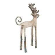 Clayre & Eef | Decoratie Hert Beige Bruin 16x5x25 cm | 6Y5660