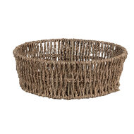 Clayre & Eef | Opbergmanden Set van 3 Bruin ø 24x8 / ø 22x7 / ø 19x6 cm | 65712