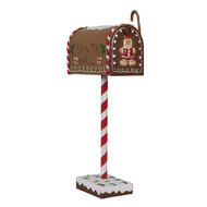 Clayre & Eef | Brievenbus Bruin 14x8x37 cm | 6Y5629