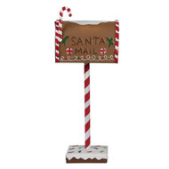 Clayre & Eef | Brievenbus Bruin 14x8x37 cm | 6Y5629