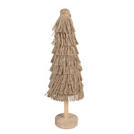 Clayre & Eef | Kerstdecoratie Kerstboom Bruin ø 14x42 cm | 65869