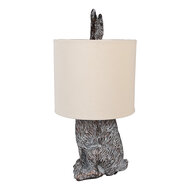 Clayre &amp; Eef   | Tafellamp Konijn Bruin Beige &oslash; 20x43 cm E27/max 1x60W | 6LMC0099VBE