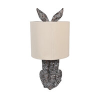Clayre &amp; Eef   | Tafellamp Konijn Bruin Beige &oslash; 20x43 cm E27/max 1x60W | 6LMC0099VBE