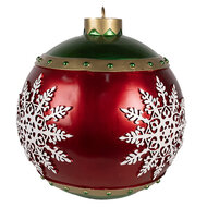 Clayre & Eef | Decoratie Kerstbal ø 39x44 cm | 6PR4249