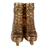 Clayre & Eef | Decoratie Schaatsen Goudkleurig 15x12x17 cm | 6PR4280