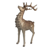 Clayre & Eef | Decoratie Hert Bruin Goudkleurig 33x16x42 cm | 6PR4294