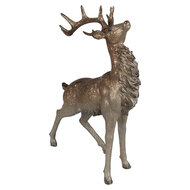 Clayre & Eef | Decoratie Hert Bruin Goudkleurig 33x16x42 cm | 6PR4294