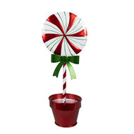 Clayre & Eef | Decoratie Lolly Rood 12x9x31 cm | 6Y5627