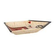 Clayre & Eef | Dinerbord Beige Blauw 27x18x3 cm | 6CE1866