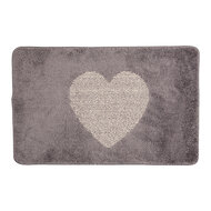 Clayre & Eef | Badmat Grijs 78x48x1 cm | BM0008G
