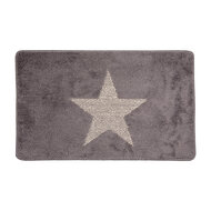 Clayre & Eef | Badmat Grijs 78x48x1 cm | BM0010G