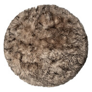 Clayre & Eef | Vloerkleed Bruin Zwart ø 100x3 cm | KT080.066