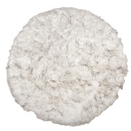 Clayre & Eef | Vloerkleed Wit Grijs ø 100x3 cm | KT080.067