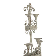 Clayre & Eef | Wandkandelaar Groen Grijs 44x21x144 cm | 5Y1276