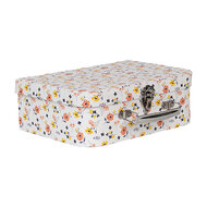 Clayre & Eef | Decoratie koffer Set van 3 Wit 30x22x9/25x20x9/20x17x8 cm | 66011