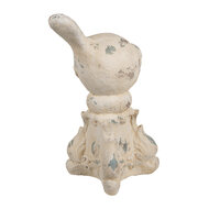 Clayre &amp; Eef   | Decoratie Vogel Beige 33x21x47 cm | 6MG0058