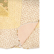 Clayre & Eef | Bedsprei Groen Beige 230x250 cm / 2x kussensloop 50x70 cm | Q200.061
