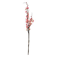 Clayre & Eef | Decoratie tak met bloemen Roze 7x7x115 cm | 5PL0110P