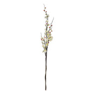 Clayre & Eef | Decoratie tak met bloemen Wit 7x7x115 cm | 5PL0110W