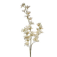 Clayre & Eef | Decoratie tak met bloemen Wit 10x10x110 cm | 5PL0114W