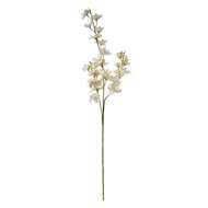 Clayre & Eef | Decoratie tak met bloemen Wit 10x10x110 cm | 5PL0114W