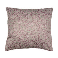 Clayre & Eef | Kussenhoes Paars Beige 40x40 cm | Q201.020