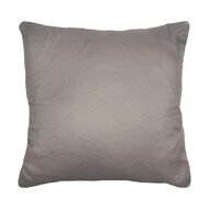 Clayre & Eef | Kussenhoes Wit Grijs 40x40 cm | Q207.020