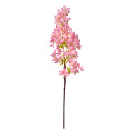 Clayre & Eef | Decoratie tak met bloemen Roze Groen 15x8x100 cm | 5PL0117P