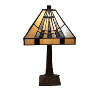 Clayre & Eef | Tafellamp Tiffany 23x23x38 cm E14/max 1x40W | 5LL-5451