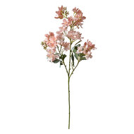 Clayre & Eef | Decoratie tak met bloemen Roze Groen 22x11x85 cm | 5PL0120