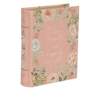 Clayre & Eef | Doos in boekvorm Roze Groen 17x14x5 cm | 66018