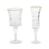 Clayre &amp; Eef   | Champagneglas Transparant &oslash; 6x20 cm / 100 ml | 6GL5011
