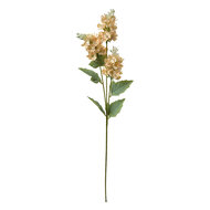 Clayre & Eef | Decoratie tak met bloemen Beige Groen 12x5x71 cm | 6PL0338W