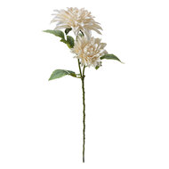 Clayre & Eef | Decoratie tak met bloemen Wit 12x12x62 cm | 6PL0339W