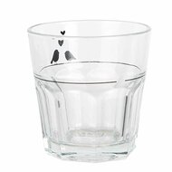 Clayre & Eef | Waterglas Transparant ø 8x8 cm / 150 ml | LBSGL0011
