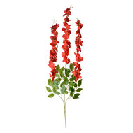 Clayre & Eef | Decoratie tak met bloemen (set 12) Rood 30x12x110 cm | 6PL0318R