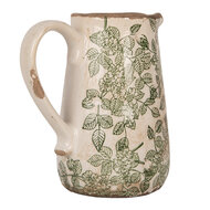 Clayre &amp; Eef   | Decoratieve Schenkkan Beige Groen 16x12x18 cm | 6CE1977M
