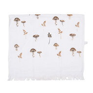 Clayre & Eef | Gastendoekje Wit Bruin 40x66 cm | CTLFJ