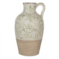 Clayre & Eef | Decoratieve Schenkkan Beige Groen ø 30x50 cm | 6CE1926