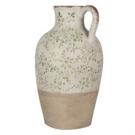 Clayre & Eef | Decoratieve Schenkkan Beige Groen ø 30x50 cm | 6CE1926