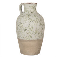 Clayre & Eef | Decoratieve Schenkkan Beige Groen ø 30x50 cm | 6CE1926