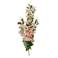 Clayre & Eef | Decoratie tak met bloemen Roze Groen 25x15x88 cm | 6PL0345P