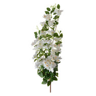 Clayre & Eef | Decoratie tak met bloemen Wit Groen 25x15x88 cm | 6PL0345W