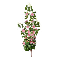 Clayre & Eef | Decoratie tak met bloemen Roze Groen 25x15x87 cm | 6PL0346P