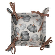 Clayre & Eef | Broodmand Grijs Beige 35x35x8 cm | CSP47