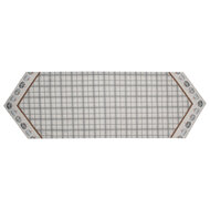 Clayre & Eef | Tafelloper Grijs Beige 50x160 cm | CSP65