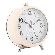 Clayre & Eef | Wekker Analoog Beige 10x7x12 cm / 1xAA | 6AC0033BE